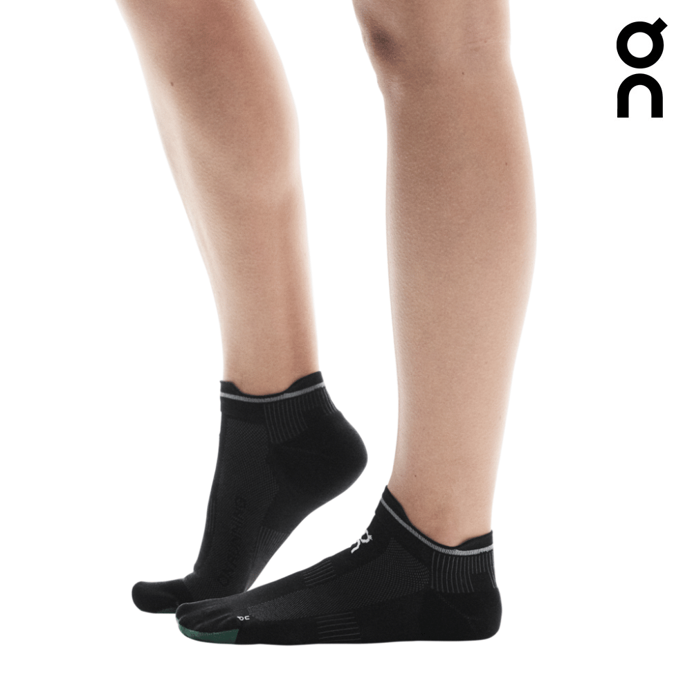 On Unisex Elite Run Sock Low - Black / Magnet