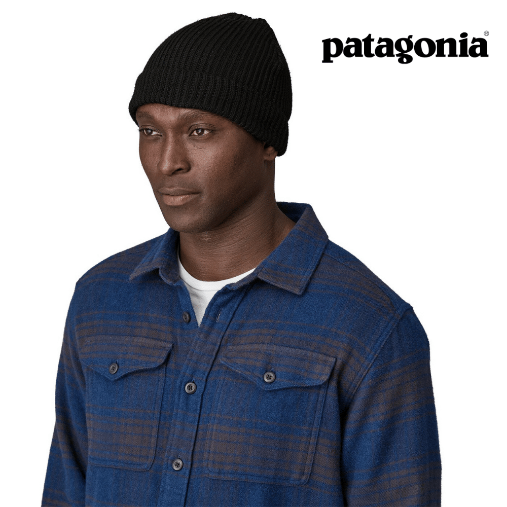Patagonia Fisherman's Rolled Beanie - Black
