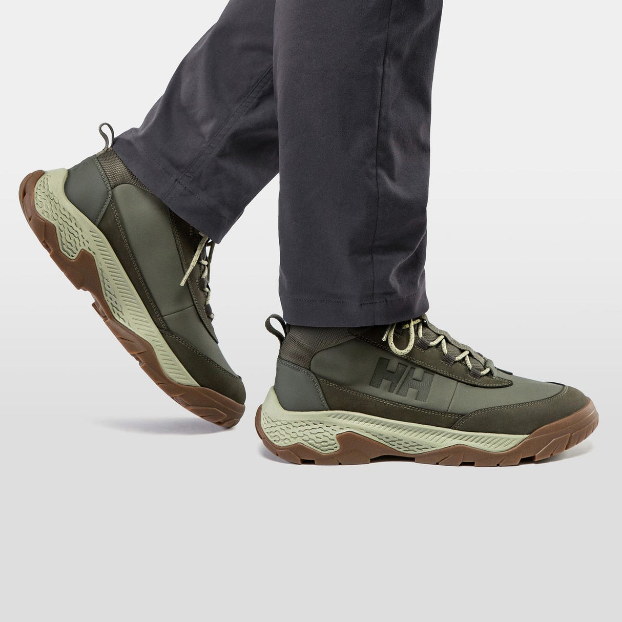 Explore Helly Hansen Men Buckhorn Boots - Utility Green / Light Lav for trail, outdoor & lifestyle use | Liv Activ Singapore