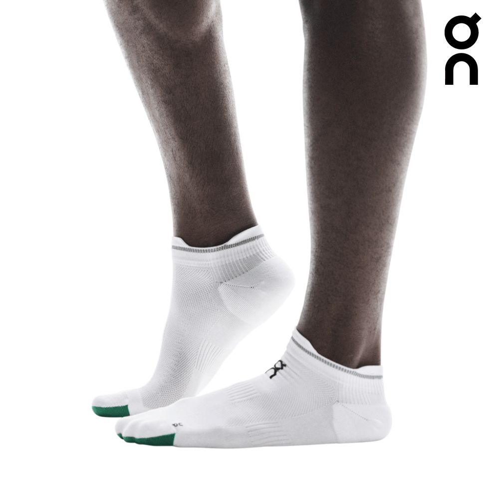 On Unisex Elite Run Sock Low - White / Ivory