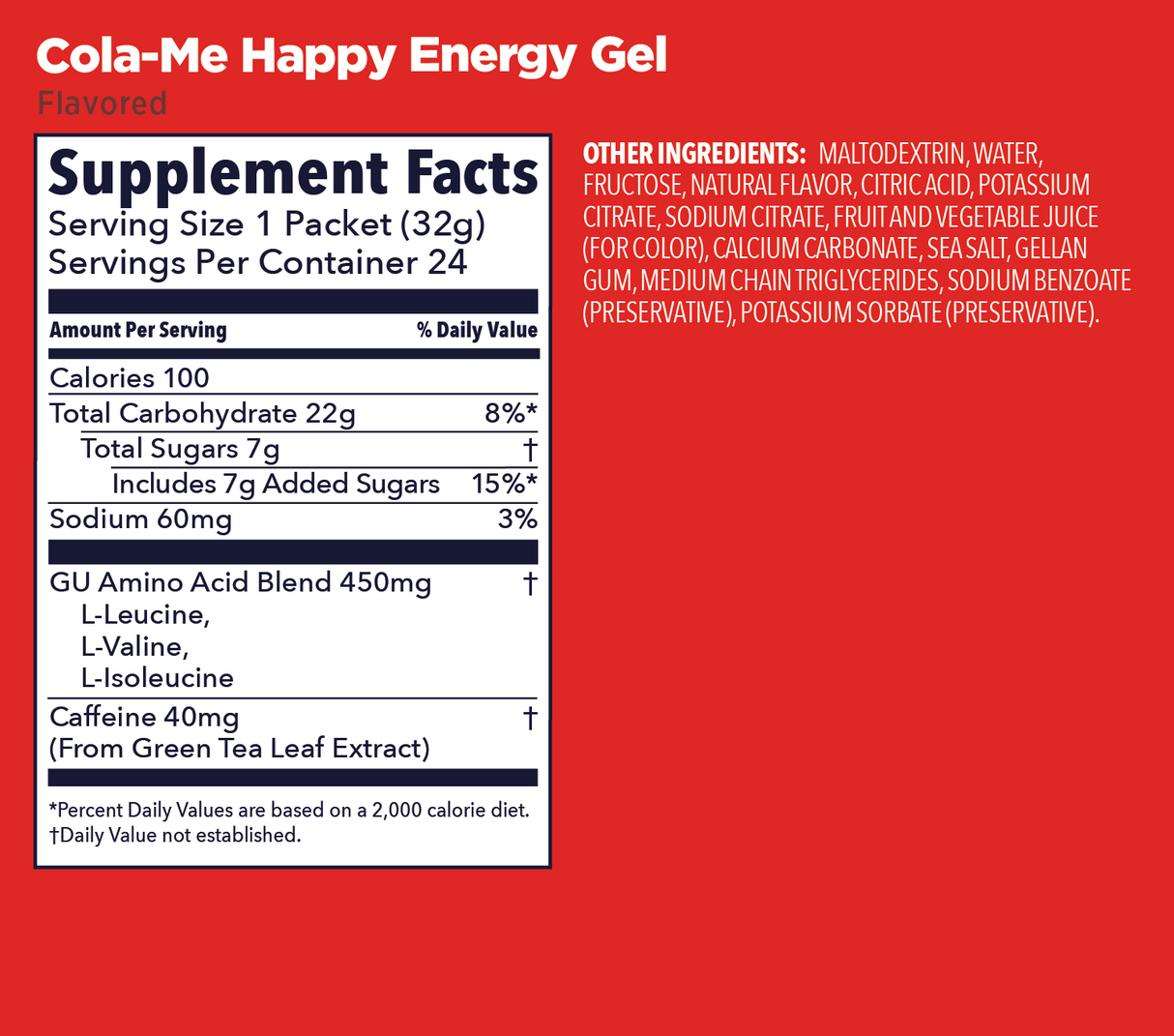 (6 Packs) GU Energy Gel - Cola Me Happy - Expiry Date: Sept 2025