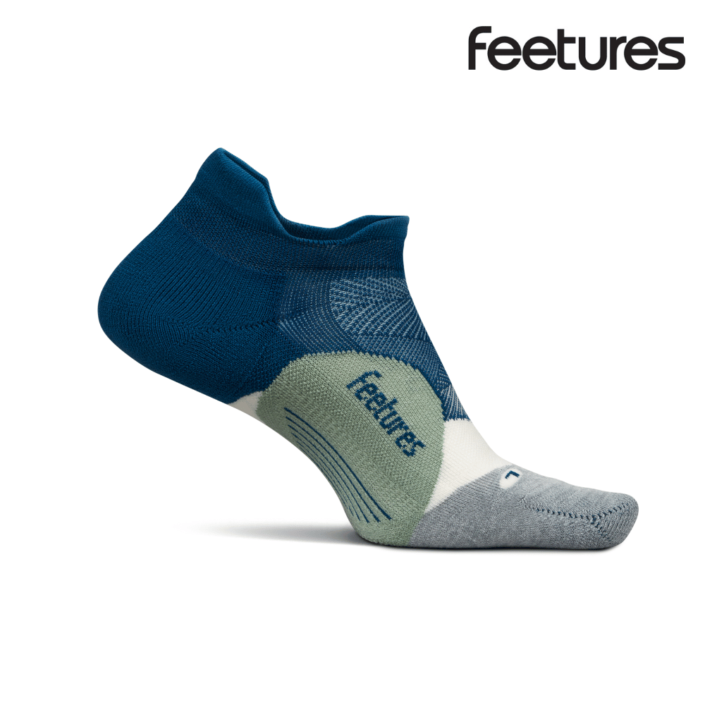 Feetures Active Elite Light Cushion No Show Tab - Midnight Woods