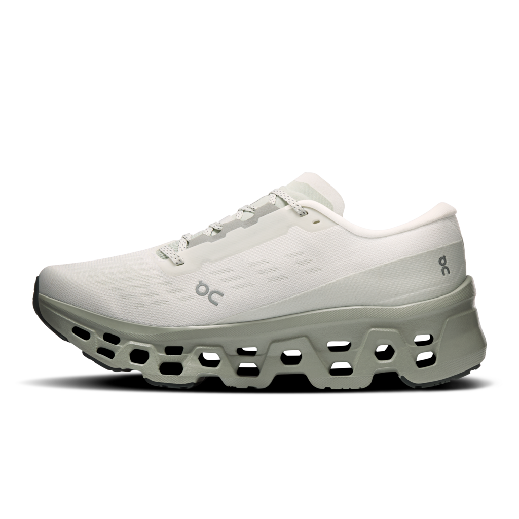Explore On Women Cloudmonster 3 - Ivory / Tin for trail, outdoor & lifestyle use | Liv Activ Singapore