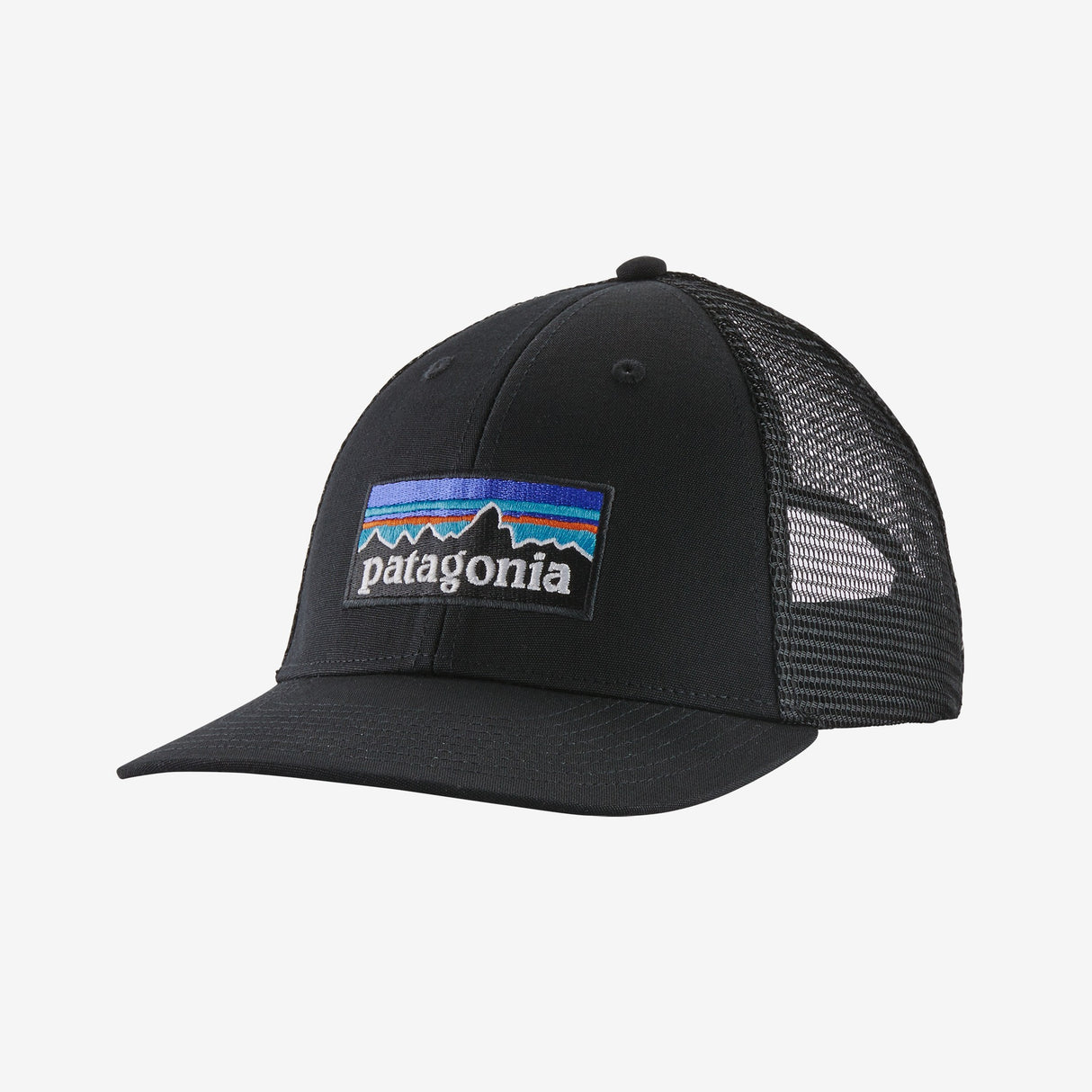 Explore Patagonia P-6 Logo LoPro Trucker Hat - 2 Colours for trail, outdoor & lifestyle use | Liv Activ Singapore