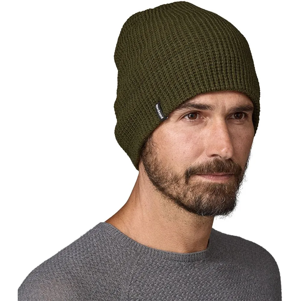 Explore Patagonia Unisex SnowDrifter Beanie - Pine Needle Green for trail, outdoor & lifestyle use | Liv Activ Singapore