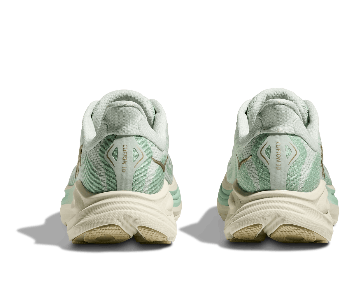 HOKA Women Clifton 10 Wide - Sea Glass / Jadeite