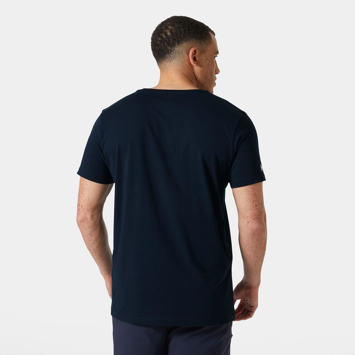 Explore Helly Hansen Men Shoreline T-shirt 3.0 - Navy for trail, outdoor & lifestyle use | Liv Activ Singapore