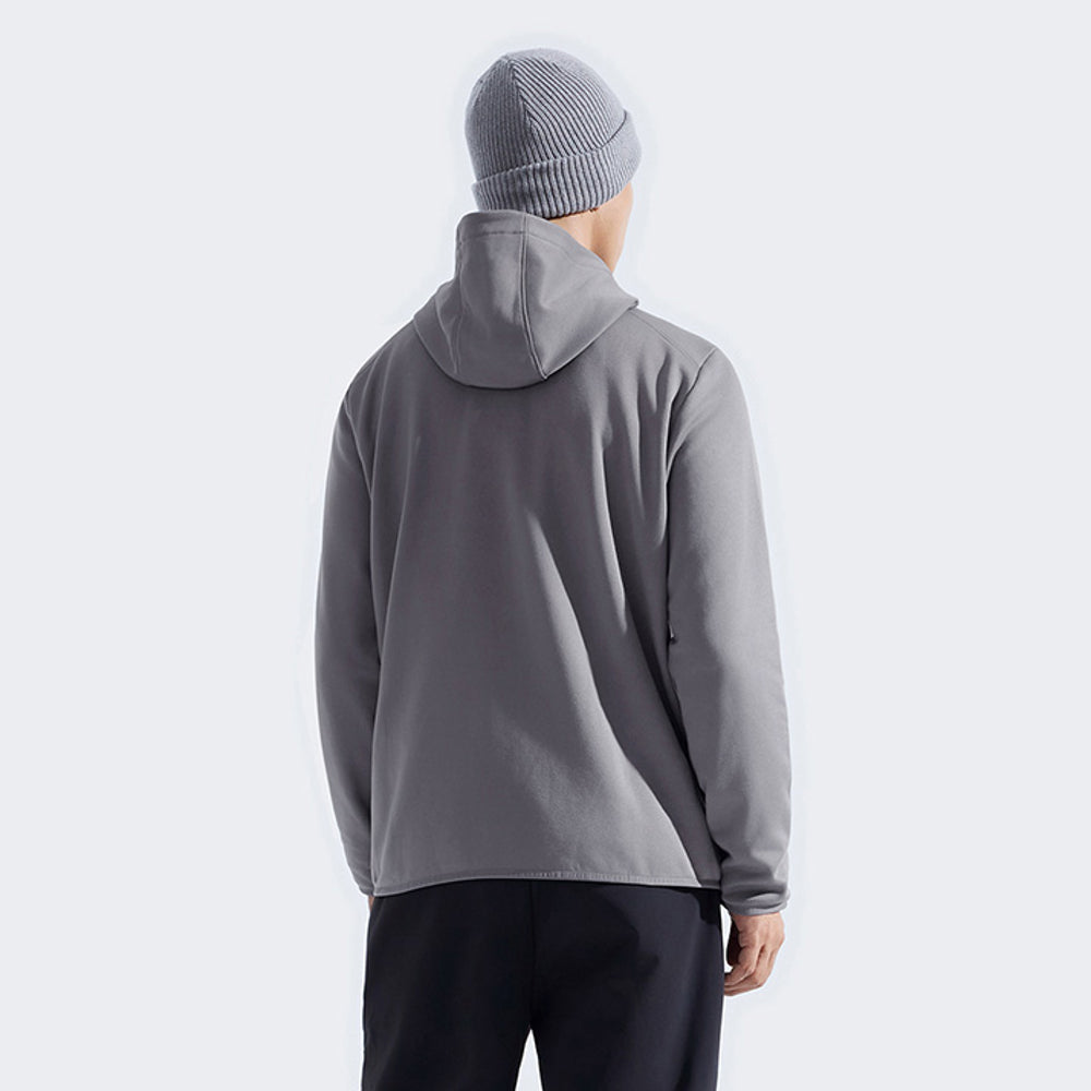 Explore The North Face Men Performance Fleece Full Zip Hoodie - AP Smoked Pearl for trail, outdoor & lifestyle use | Liv Activ Singapore