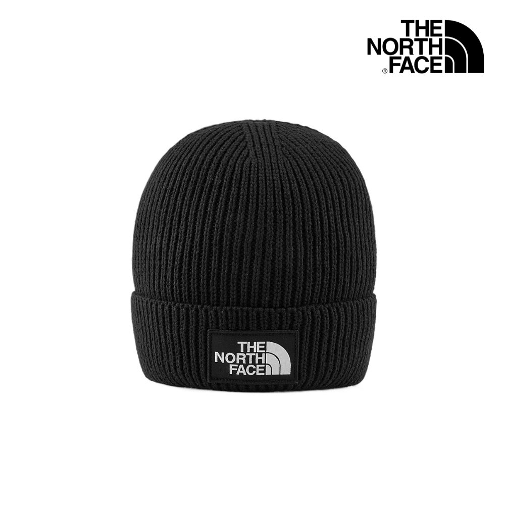 The North Face Unisex Logo Box Cuffed Beanie - TNF Black