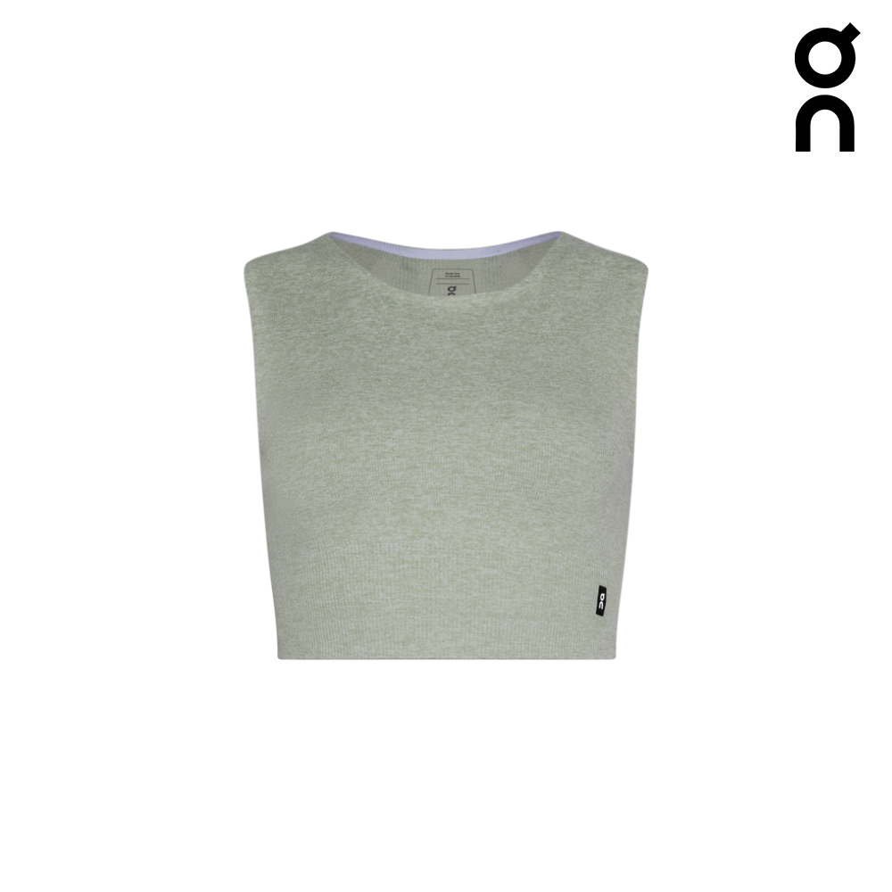On Women Studio Knit Crop - Mineral / Heather