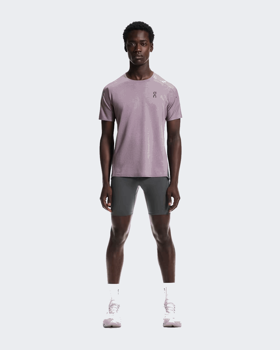 Explore On Men Performance-T - Dewberry / Eclipse for trail, outdoor & lifestyle use | Liv Activ Singapore