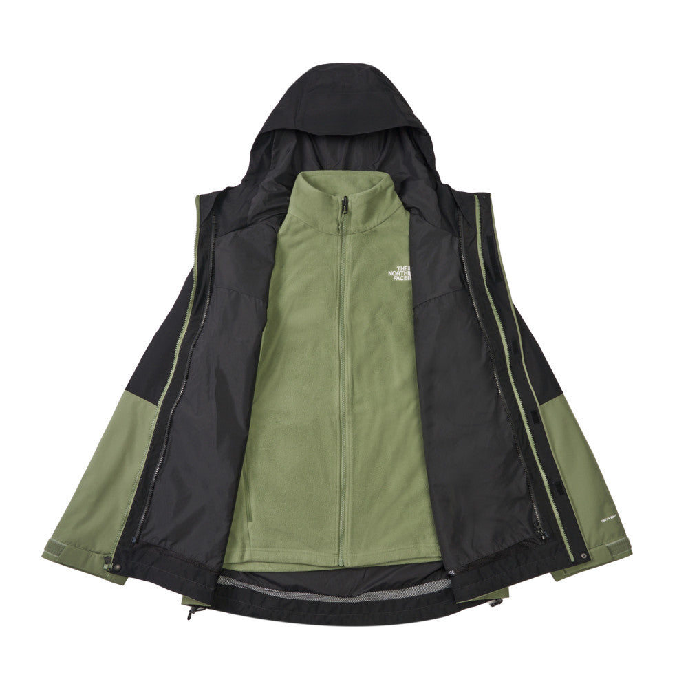 The North Face Men Sangro Fleece Triclimate - AP Bark Mist / TNF Black