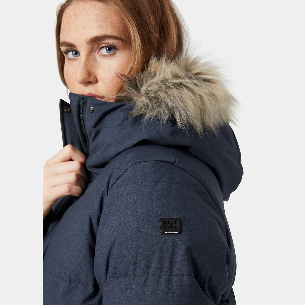 Helly Hansen Women Blossom Puffy Winter Parka - Navy