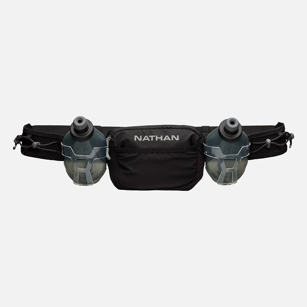 Nathan Sports Trail Mix Plus 3.0 Hydration Belt - Black / Reflective Silver