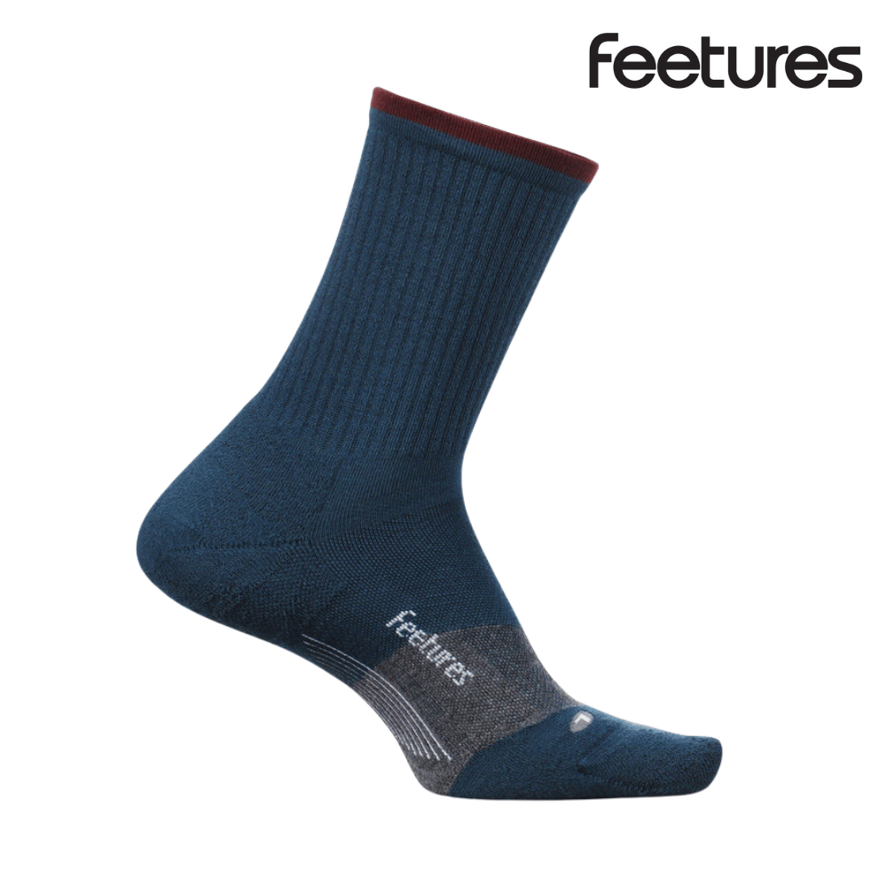 Feetures Trail Max Cushion Mini Crew - French Navy
