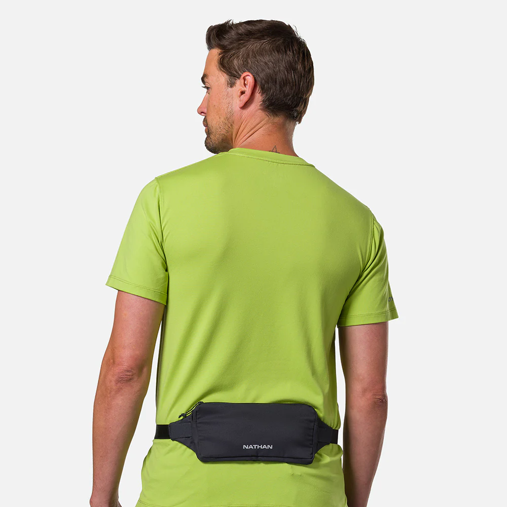 Explore Nathan Sports Marathon Waist Pack 3.0 - Black / Reflective Silver for trail, outdoor & lifestyle use | Liv Activ Singapore