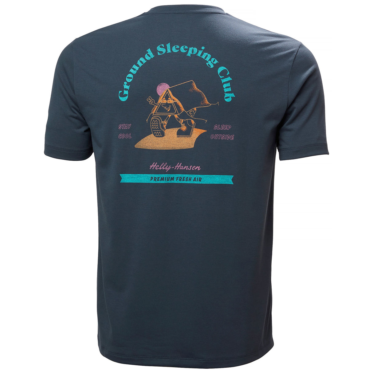 Explore Helly Hansen Men Skog Graphic T-Shirt - Alpine Frost for trail, outdoor & lifestyle use | Liv Activ Singapore