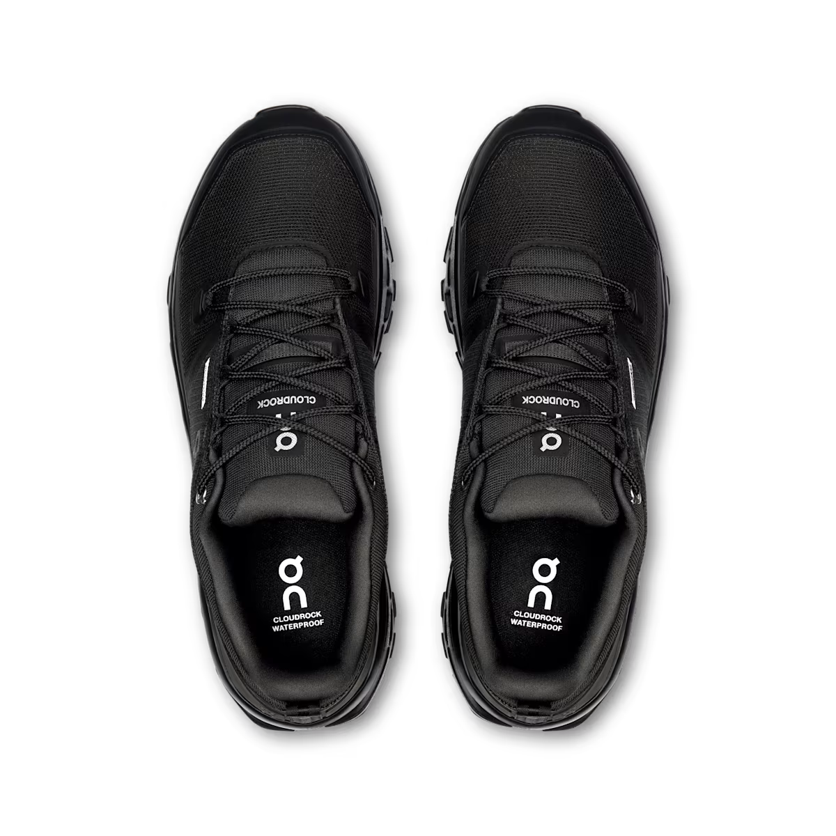 On Men Cloudrock Low Waterproof - Black / Black