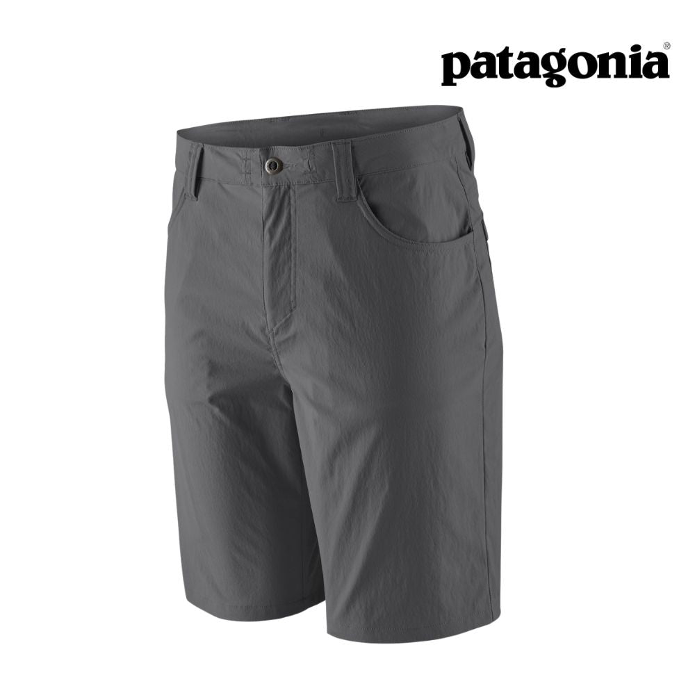 Explore Patagonia Men Quandary 8" Hiking Shorts - Forge Grey for trail, outdoor & lifestyle use | Liv Activ Singapore