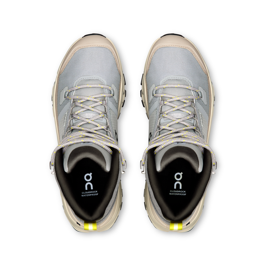 On Women Cloudrock Mid Waterproof - Alloy / Ice