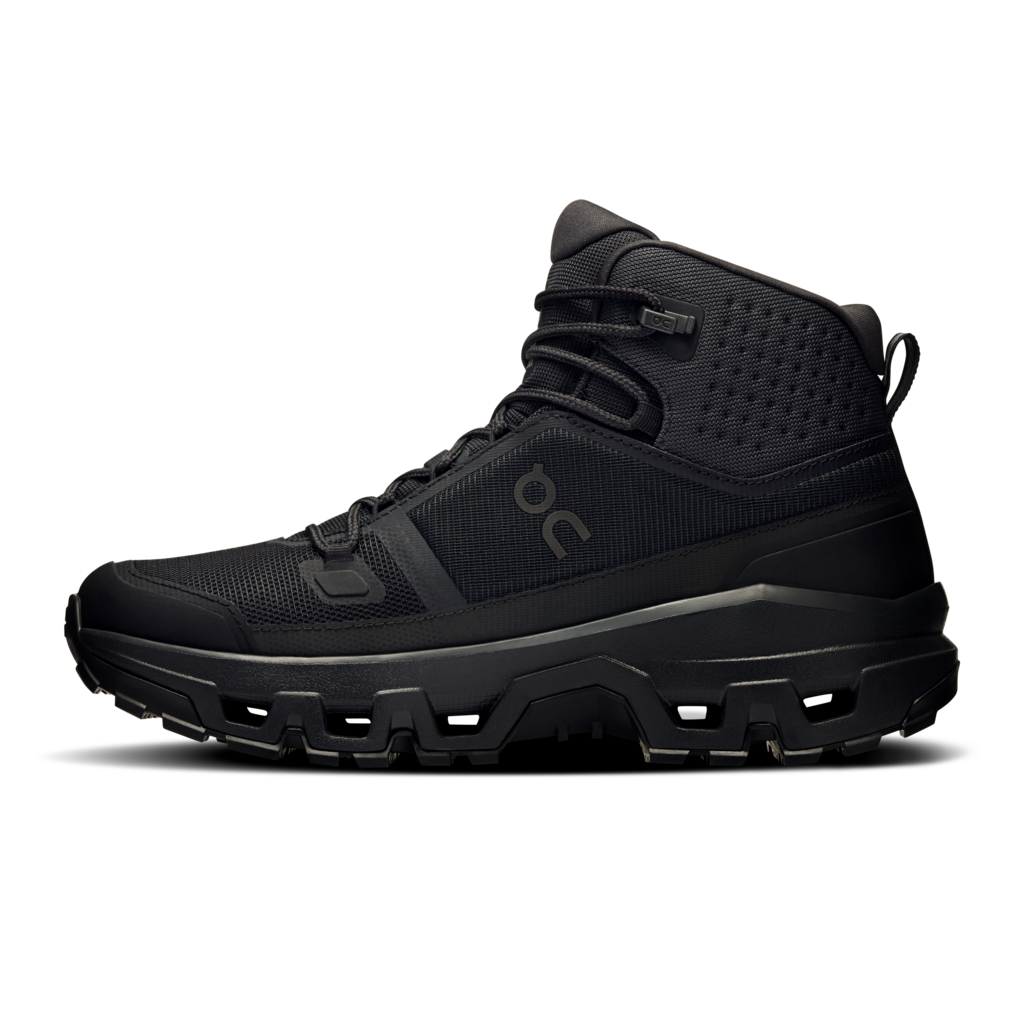 On Women Cloudrock Mid Waterproof - Black / Black