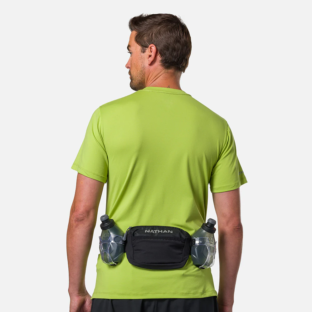 Nathan Sports Trail Mix Plus 3.0 Hydration Belt - Black / Reflective Silver
