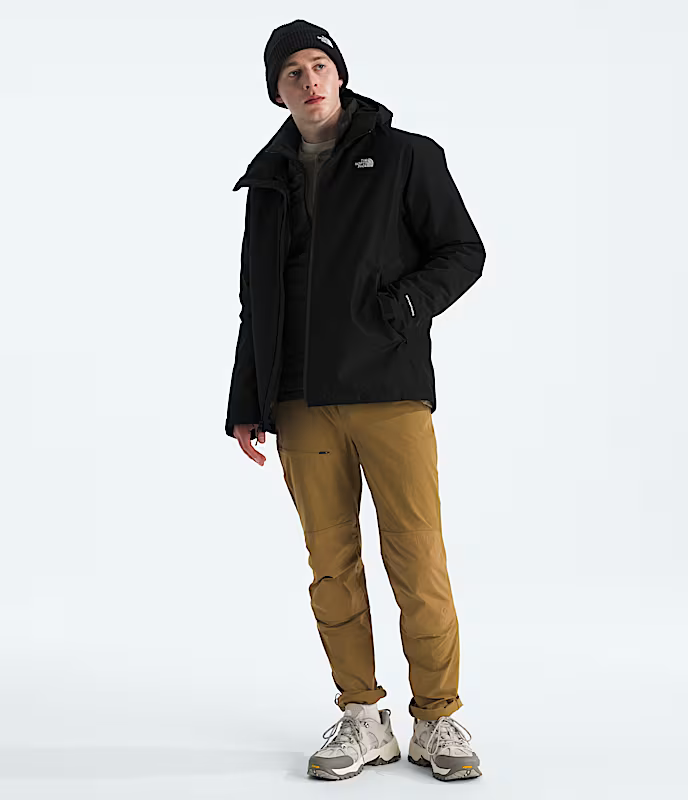The North Face Men Carto Mono Triclimate Hooded Jacket - AP TNF Black