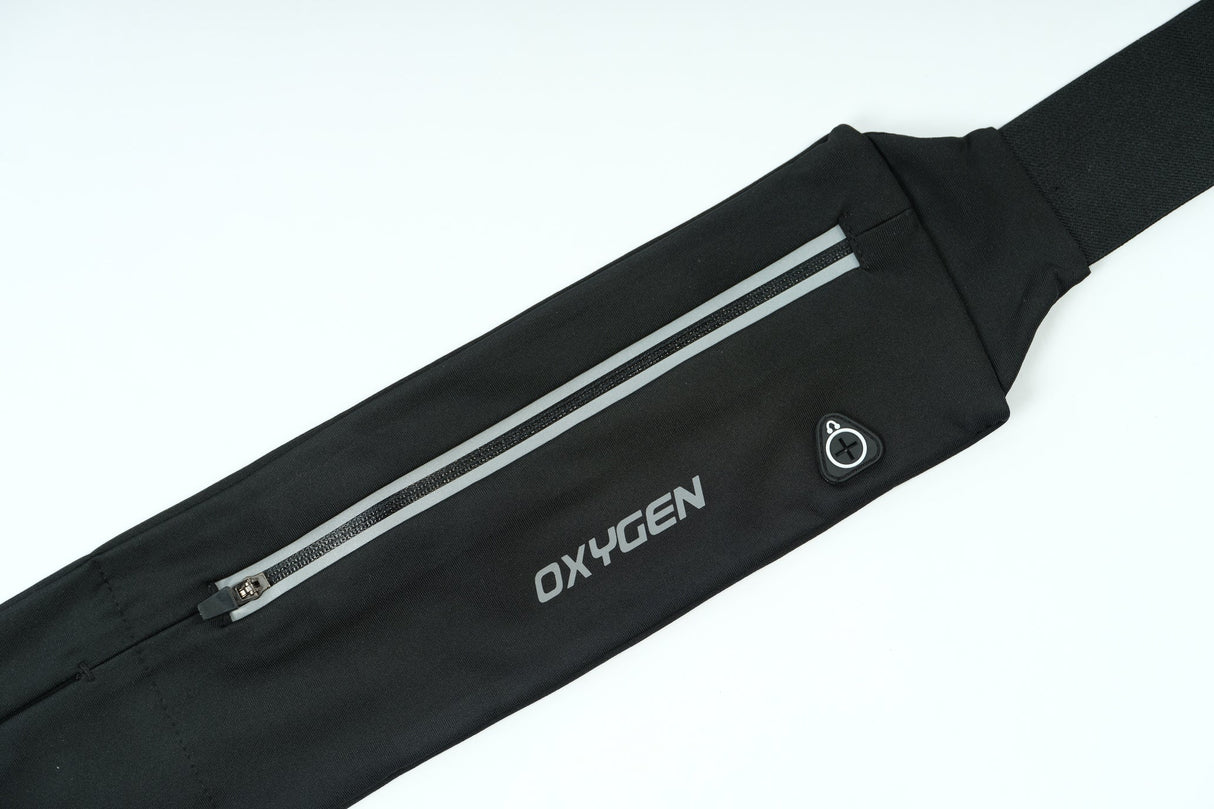 Oxygen Double Pocket Waist Belt - Black