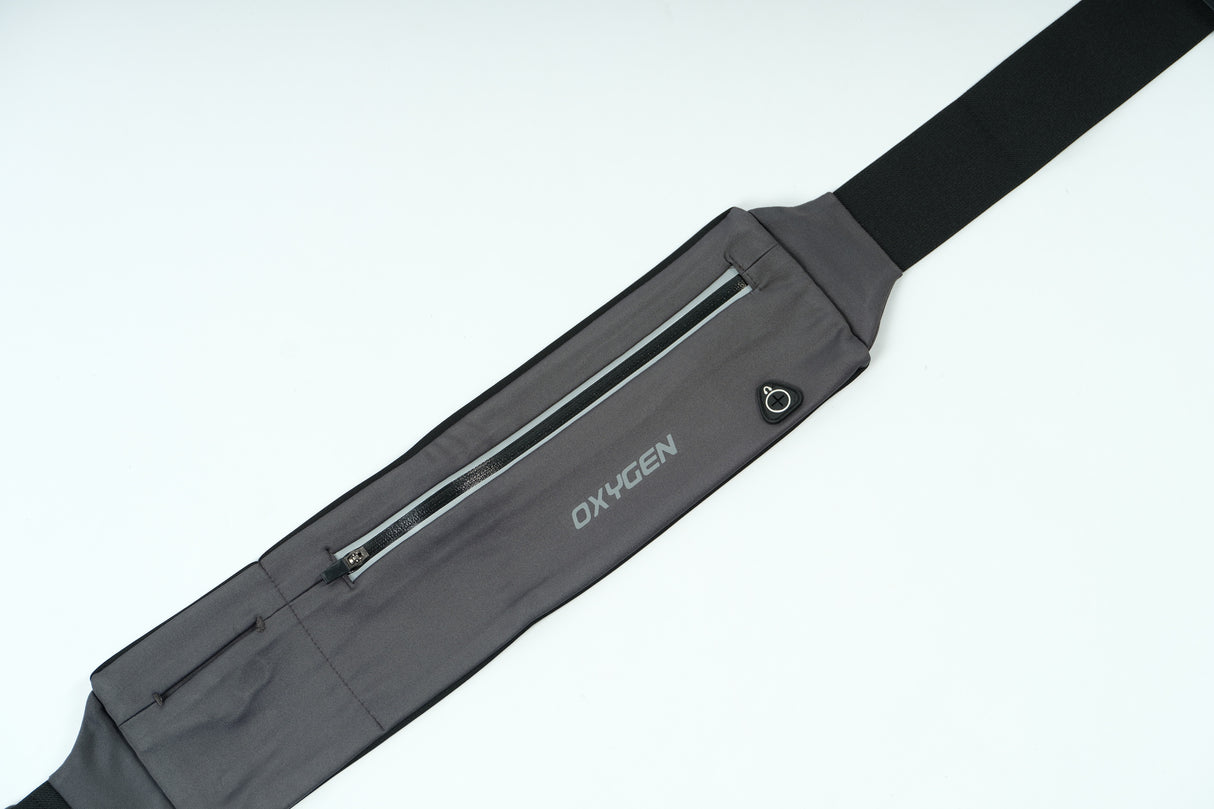Oxygen Double Pocket Waist Belt - Grey