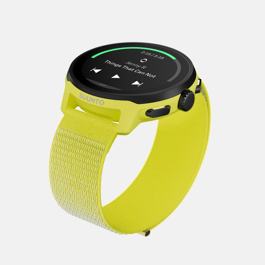 Suunto Run Textile Strap - Lime (46mm)