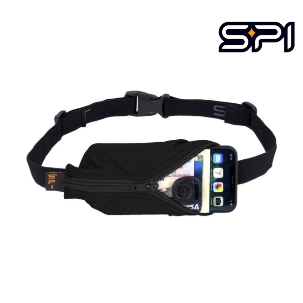 Explore SPIbelt Large Pocket - Black for trail, outdoor & lifestyle use | Liv Activ Singapore