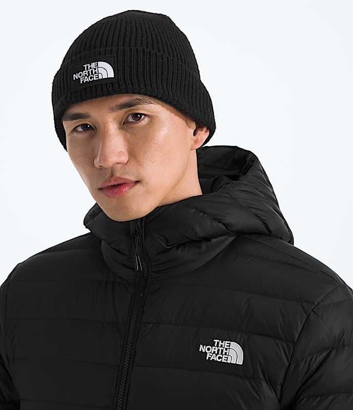 The North Face Unisex Logo Box Cuffed Beanie - TNF Black
