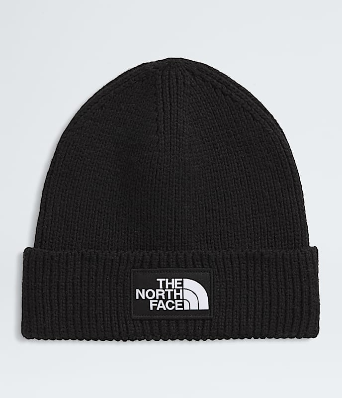 The North Face Unisex Logo Box Cuffed Beanie - TNF Black