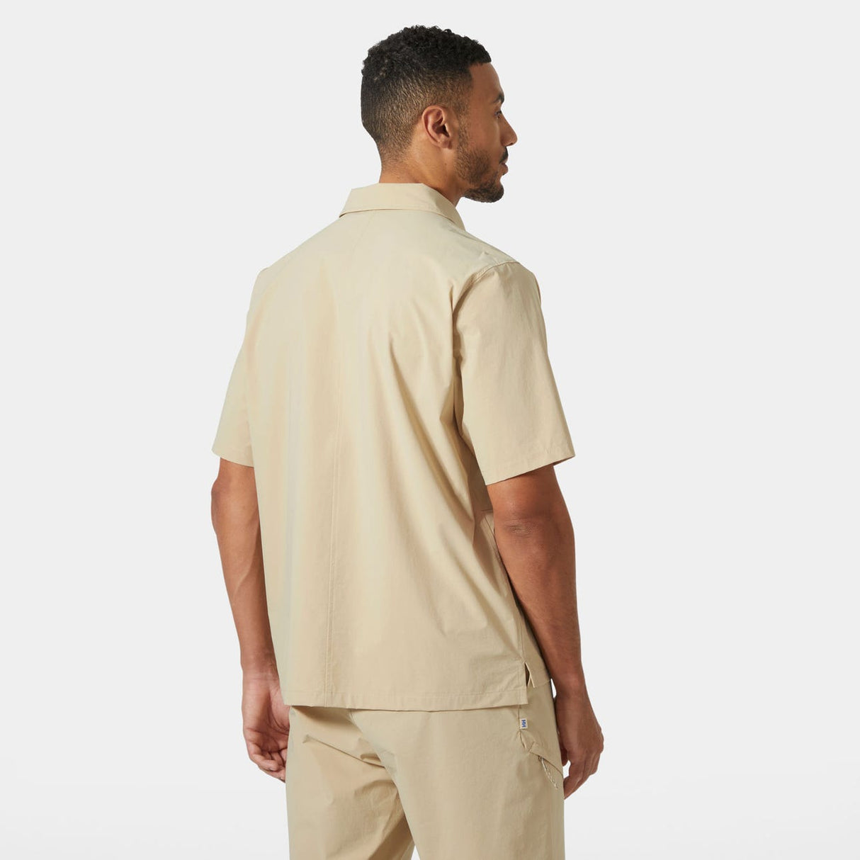Helly Hansen Men Awe Short Sleeve Softshell Overshirt - Scandi Sand