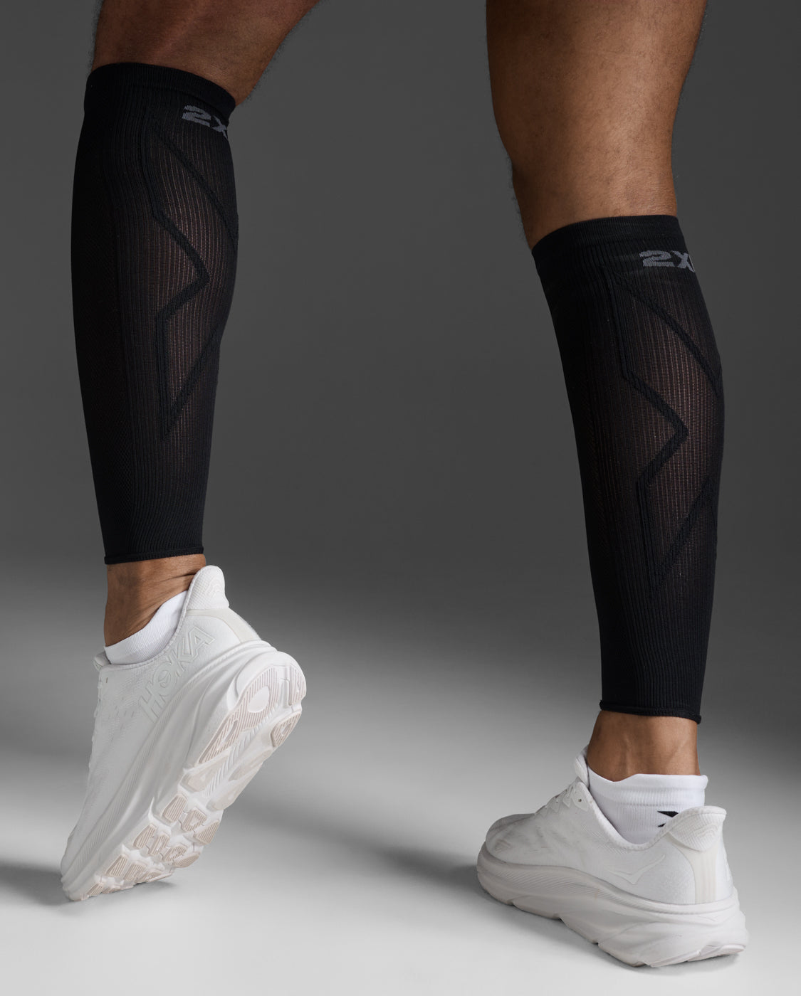 2XU X Compression Calf Sleeves - Black / Black