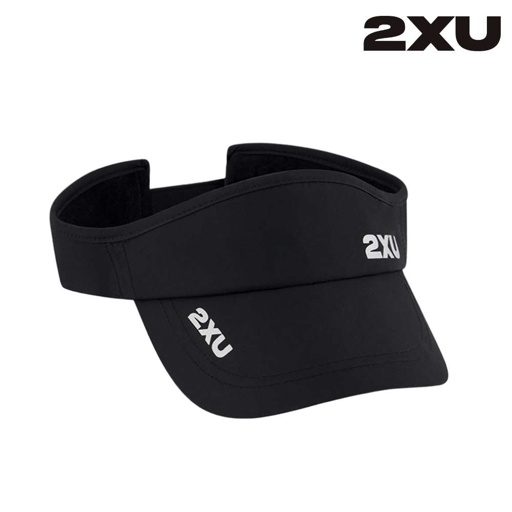 2XU Unisex Run Visor - Black / Black