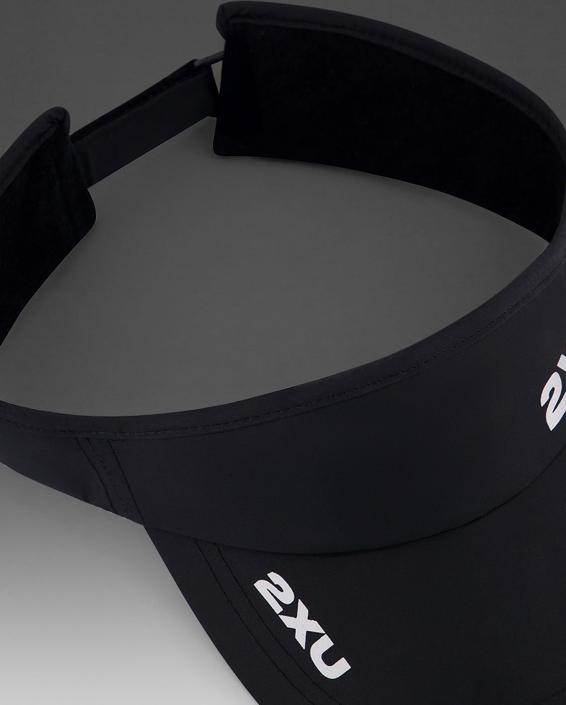 2XU Unisex Run Visor - Black / Black