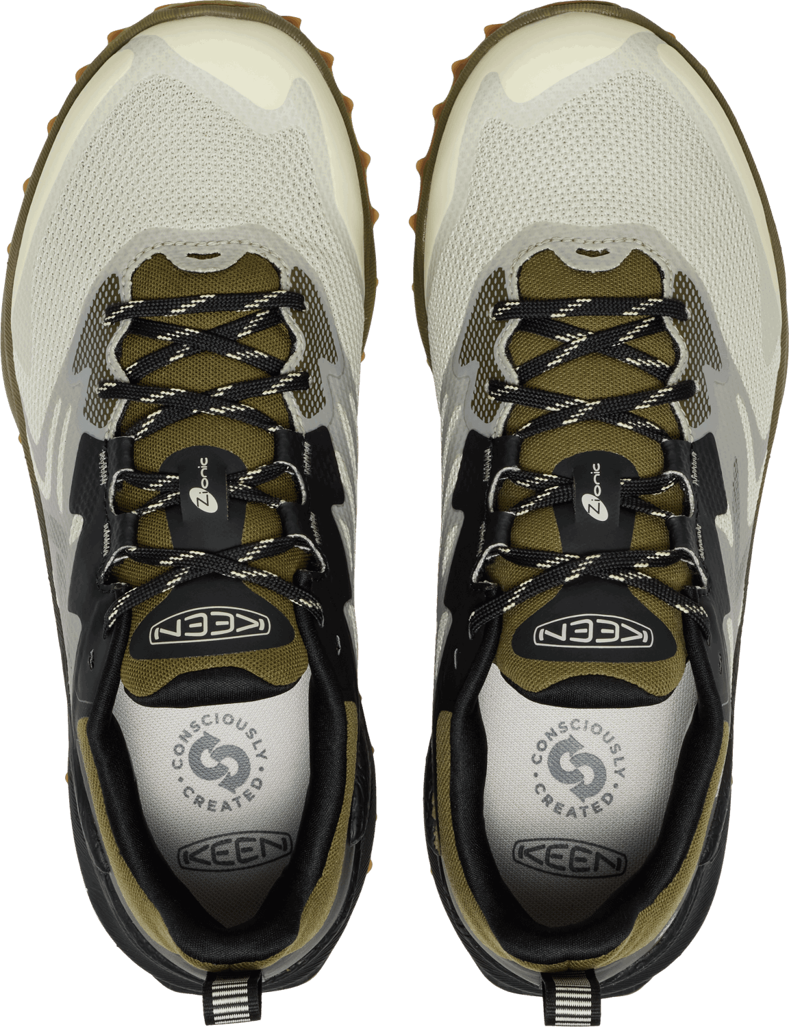 Explore KEEN Men Zionic NXT Waterproof Hiking Shoe - Abbey Stone / Dark Olive for trail, outdoor & lifestyle use | Liv Activ Singapore