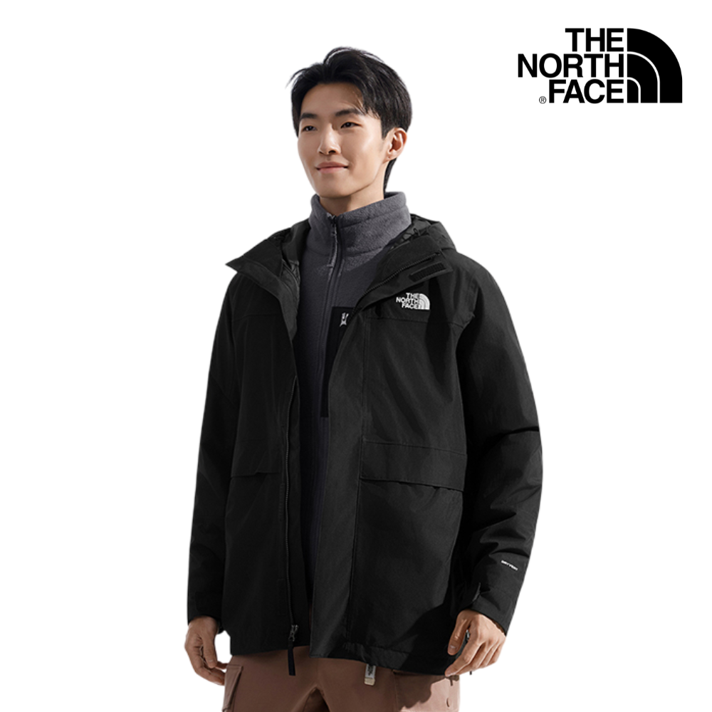 The North Face Men Elements Fleece Triclimate Jacket - AP TNF Black / Anthracite Grey