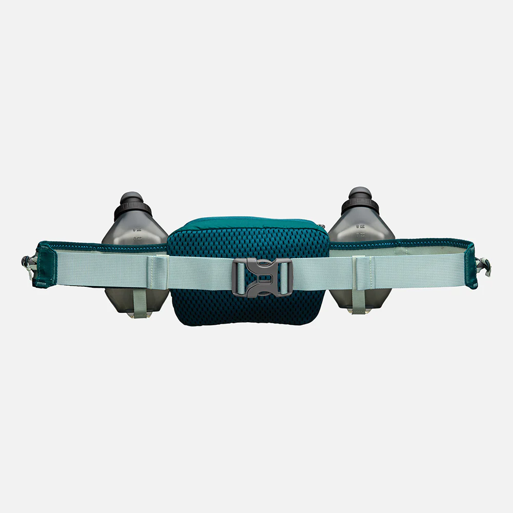 Nathan Sports Trail Mix Plus 3.0 Hydration Belt - Deep Teal / Finish Lime