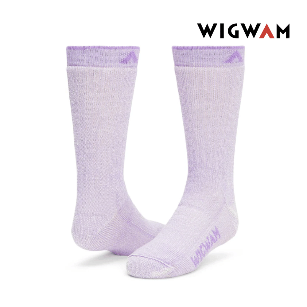 Wigwam Kid's Merino Comfort Hiker Midweight Sock - Amethyst Petal