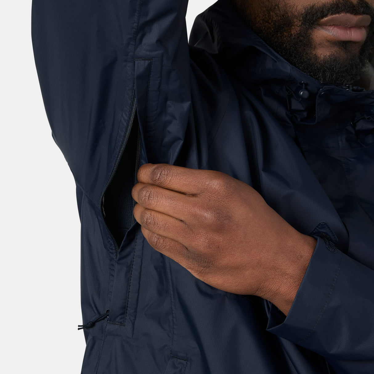 Explore Helly Hansen Men Loke Jacket - Navy for trail, outdoor & lifestyle use | Liv Activ Singapore