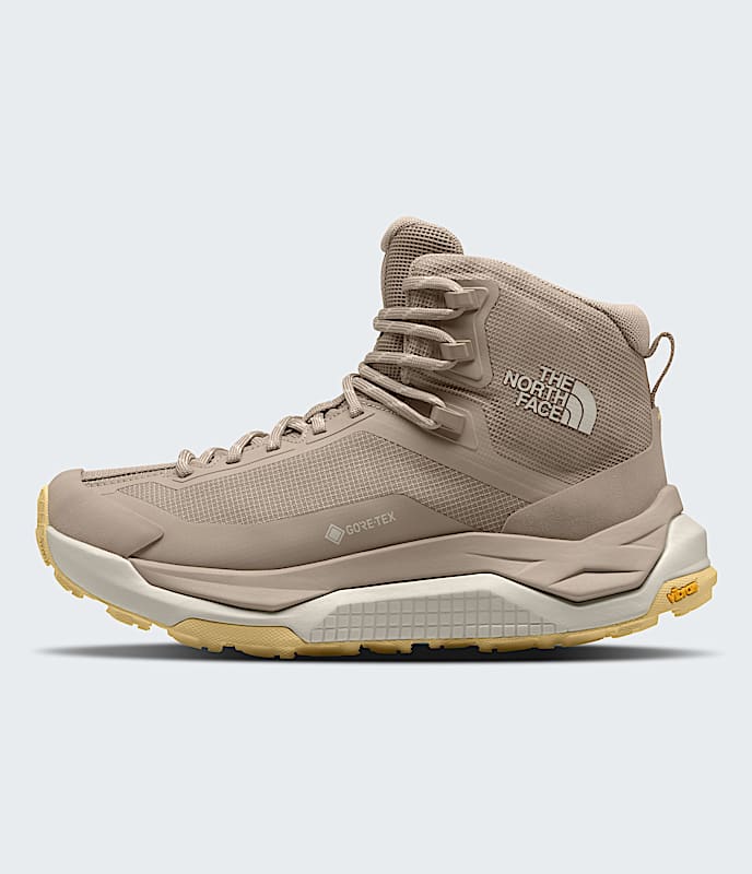 Explore The North Face Women Fastpack Ultra Mid GORE-TEX® Boots - Mushroom Grey / Mineral Salt for trail, outdoor & lifestyle use | Liv Activ Singapore