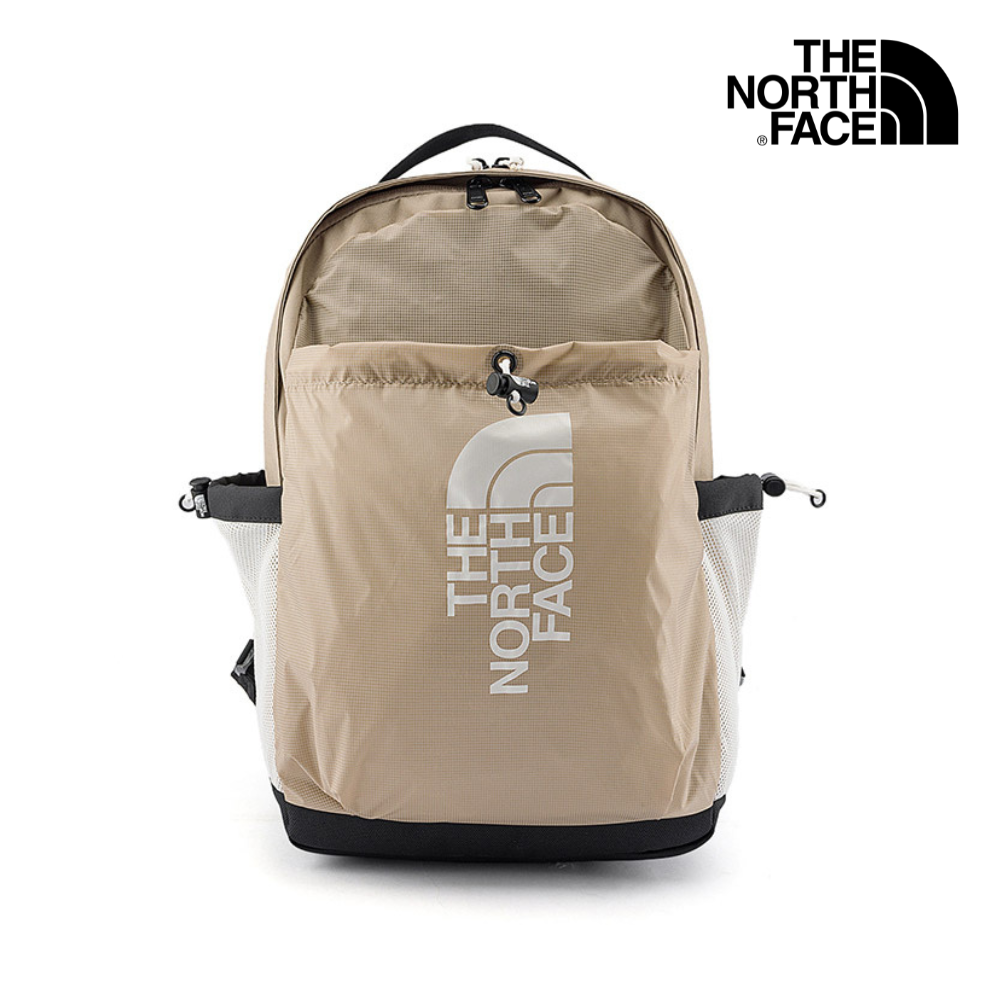 The North Face Bozer Backpack - Mushroom Grey / White Dune / TNF Black