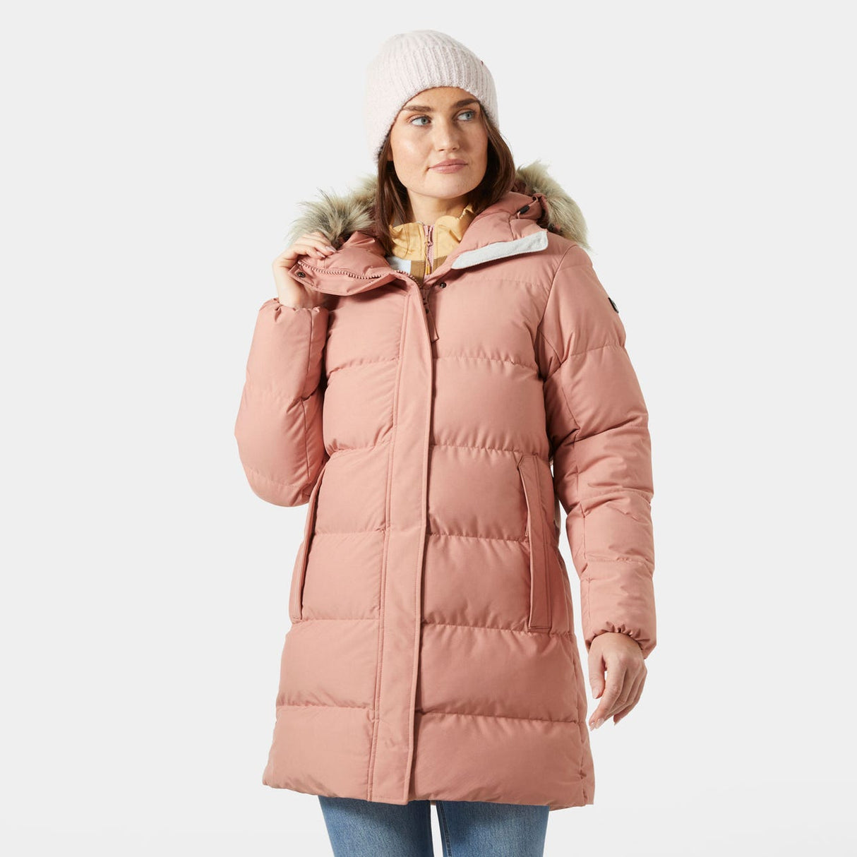 Helly Hansen Women Blossom Puffy Winter Parka - Ash Rose