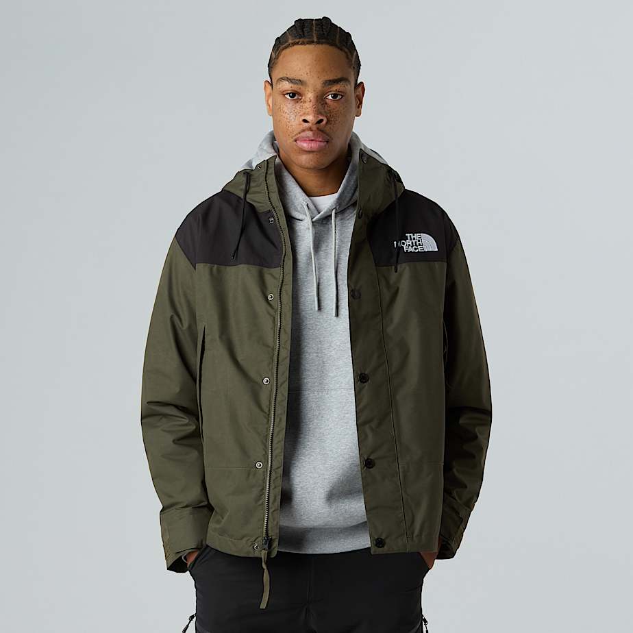 The North Face Men Reign On Jacket - AP New Taupe Green / TNF Black