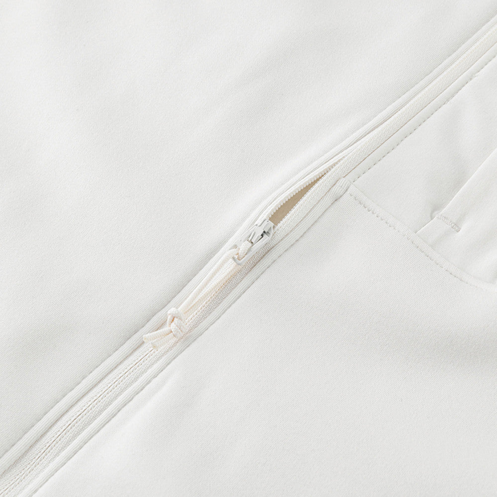 Explore The North Face Women Performance Fleece Full Zip Hoodie - AP White Dune for trail, outdoor & lifestyle use | Liv Activ Singapore