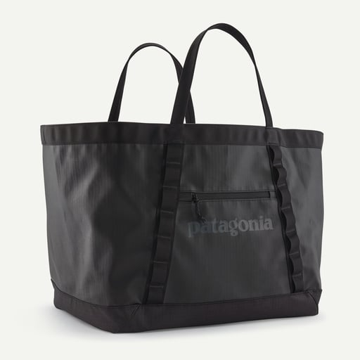 Explore Patagonia Black Hole® Gear Tote 61L - Black W/Black for trail, outdoor & lifestyle use | Liv Activ Singapore