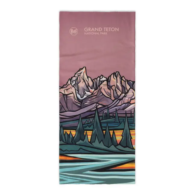 Explore BUFF® CoolNet UV Neckwear - Grand Teton National Park for trail, outdoor & lifestyle use | Liv Activ Singapore
