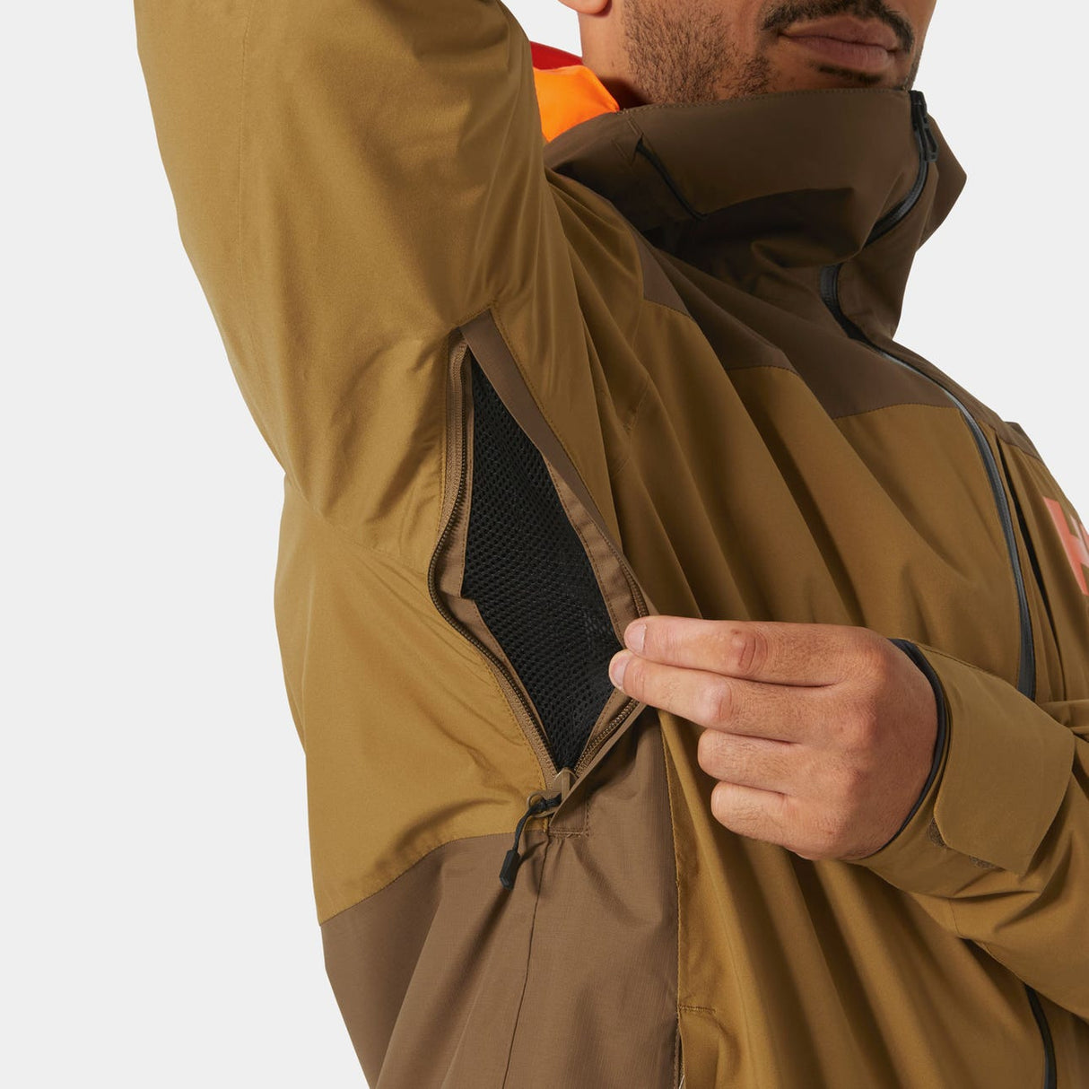 Helly Hansen Men Powdreamer 2.0 Jacket - Sepia
